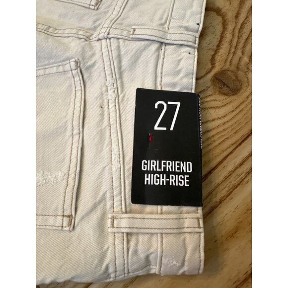 Urban Outfittes BDG Girlfriend Shorts, Cream, women’s size 27, high Rise - Picture 4 of 10